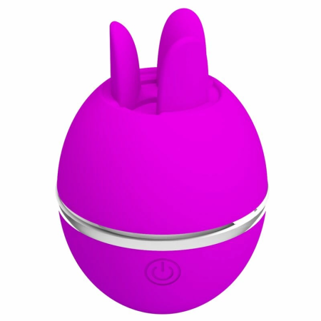 Pretty Love Gemini Ball Purple Silicone Intimate Massager with Pulsation