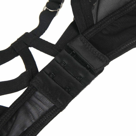 Subblime Two-Piece Lingerie Set L/XL Black - Bra & Panties Adjustable