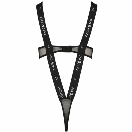 Passion Kyouka Teddy Black L/XL - Elegant Mesh Bodysuit