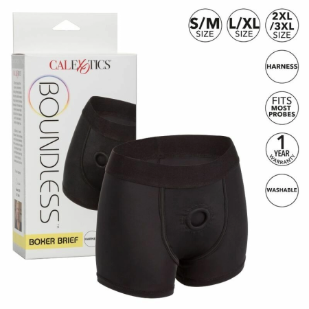 CalExotics Boundless Boxer Brief Harness S/M - Comfortable Support System