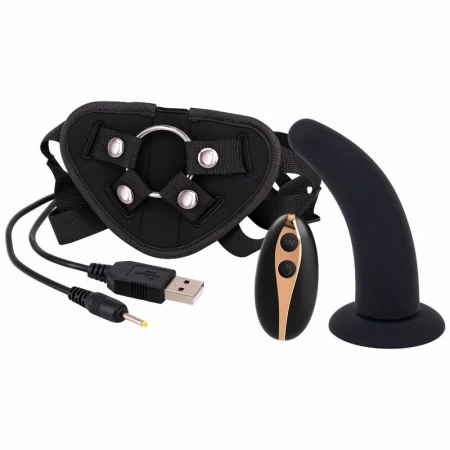 Seven Creations Intimate System 12.5cm Silicone Harness Set Black