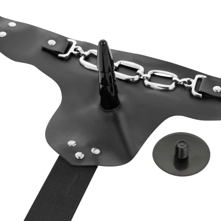 Harness Attraction George Multispeed Intimate System 19x4 cm Black