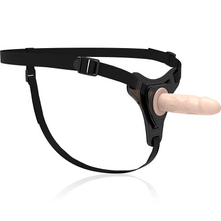 Fetish Submissive Silicone Harness System Flesh 12.5 cm Adjustable Strap