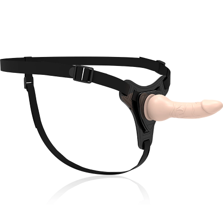 Fetish Submissive Silicone Harness System Flesh 16 cm Adjustable Belt