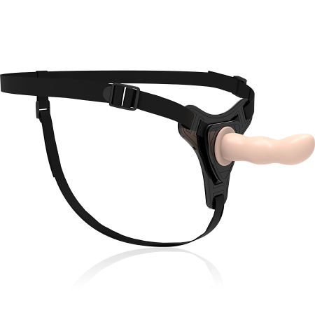 Fetish Submissive Silicone Intimate System with Harness 12.5 cm Flesh