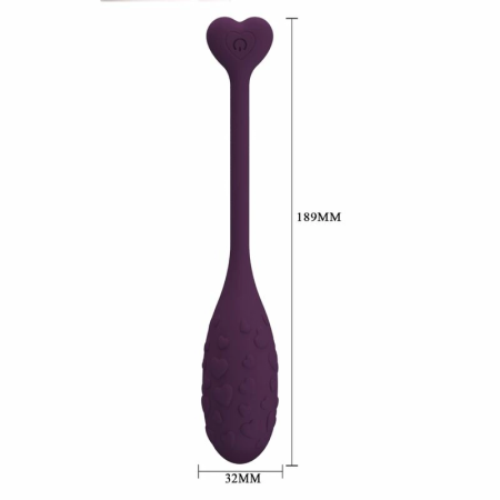 Pretty Love Fisherman App-Controlled Vibrating Egg Lilac, 12 Modes