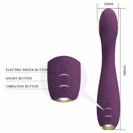 Pretty Love Hector App-Controlled Intimate Device Purple Silicone