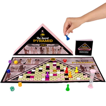 Secretplay Game The Secret Pyramid Multilingual Adult Board Game Set