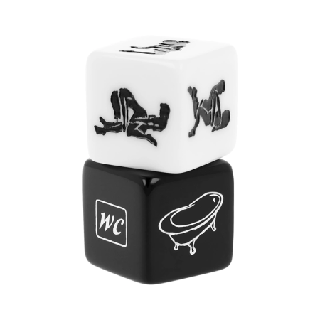 Fetish Submissive Dice Set - Playful Scenario & Location Selector, Resin