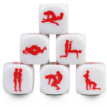 Secret Play Dice Game Kamasutra Gay 25mm - Fun Themed Dice Set