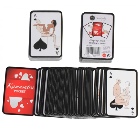 Secret Play Pocket Kamasutra Multilingual Playing Cards Deck 54 pcs