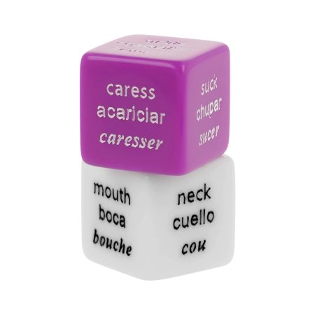 COVERME Intimate Dice Game Multilingual Set with Satin Pouch 2cm