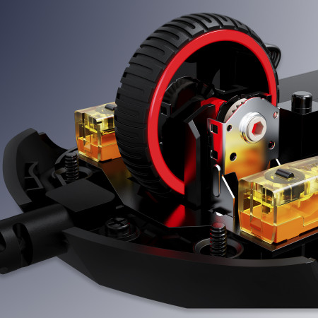 HyperX Pulsefire Haste Žaidimų Pelė Juoda-Raudona