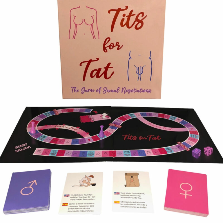 Kheper Games Tits for Tat Couples Communication Board Game Set