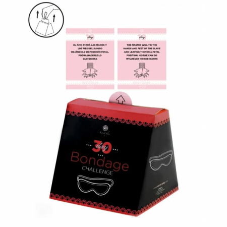 Secret Play Challenge 30 Days Set - Interactive Bondage Experience Cards EN/ES