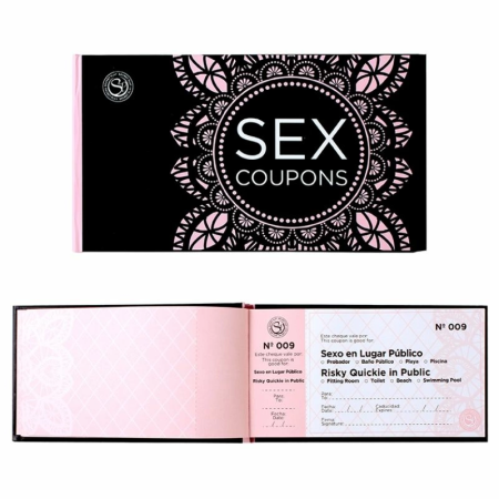 Secret Play Intimate Voucher Booklet 50 Activities ES/EN 180x100mm