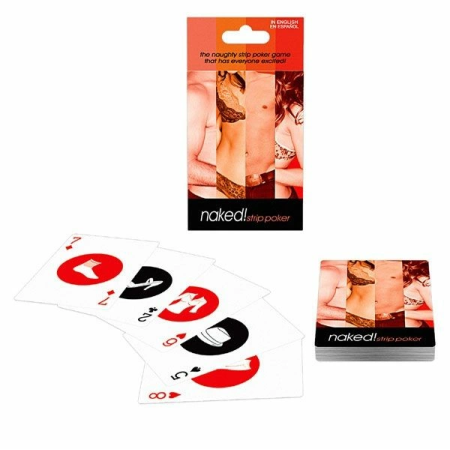 Kheper Games Naked! Strip Poker Card Game Bilingual ES/EN Edition