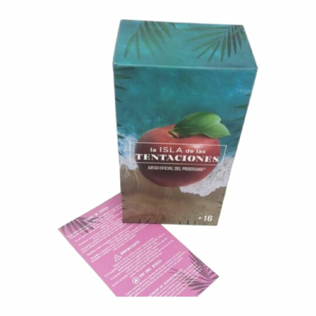 La Isla de las Tentaciones Party Card Game ES 350 Cards, 3-8 Players