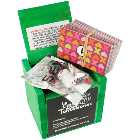 Diablo Picante Tentation Box - Adult Challenge Game Set with Cards & Timer