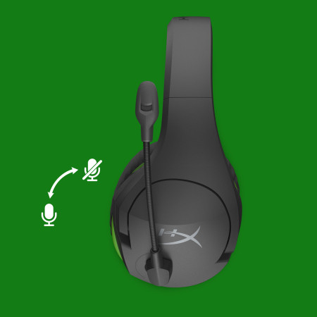 Belaidės žaidimų ausinės HyperX CloudX Stinger Core - Xbox (juoda-žalios)