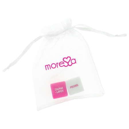 Moressa Dice Game Spanish - Interactive Couple’s Game with Satin Bag