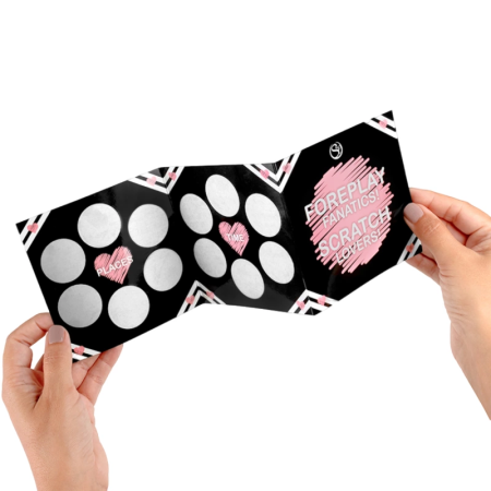 Secret Play Foreplay Fanatics Scratch Game - Multilingual, Couple Edition