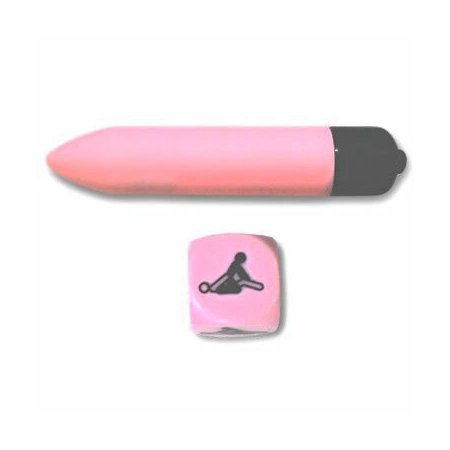 SecretPlay Sensual Feelings Kit - Pink Vibrating Bullet & Dice Set