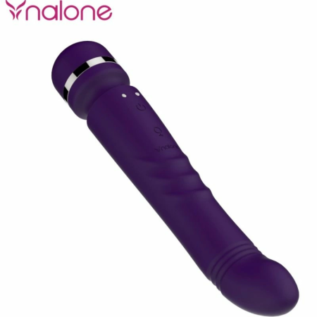 Nalone Yoni Dual-Ended Silicone Massager 230mm, 7 Modes, Purple