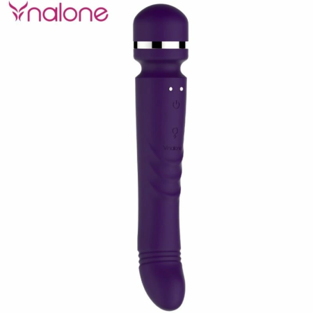 Nalone Yoni Dual-Ended Silicone Massager 230mm, 7 Modes, Purple