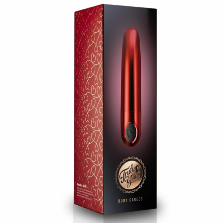 Rocks-Off RO-80mm Color Me Orgasmic Vibrating Bullet, Red, 10 Functions