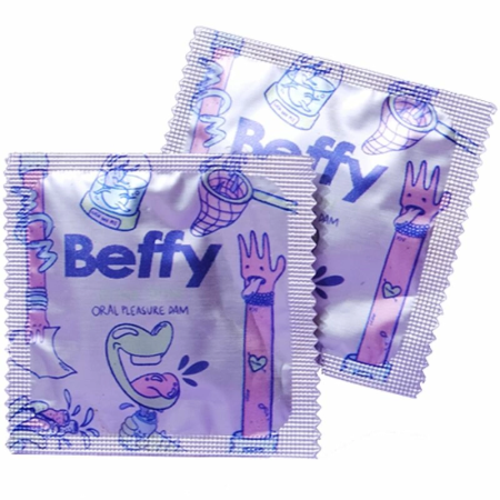 Beffy Ultra-Thin Intimate Barrier Latex Sheets 2-Pack
