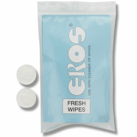 EROS Fresh Wipes Intimate Cleaning 12 pcs Natural Viscose Compact