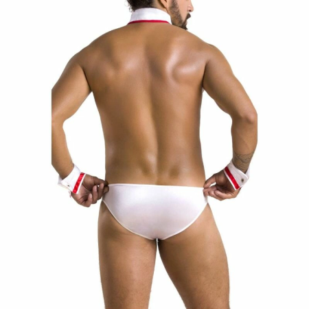 Passion Gregory 037 Men's Briefs White S/M - Premium EU Design