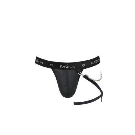 Passion BILL Men's Thong Black S/M - Modern Polyurethane Design