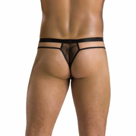 Passion Collin Black Thong L/XL - Modern Comfort Lingerie EU-Made