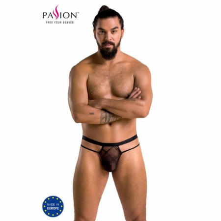 Passion Collin Thong Black S/M - Modern Comfort Lingerie EU-Made