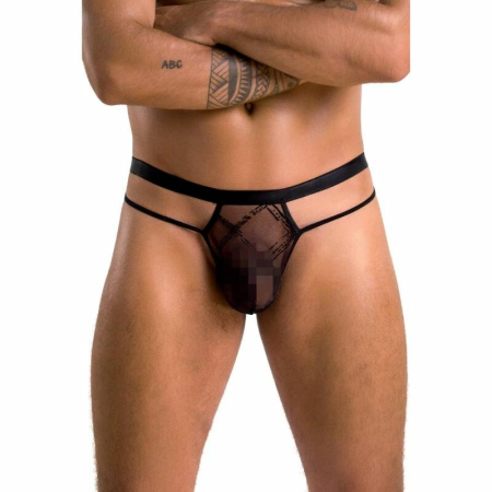 Passion Collin Thong Black S/M - Modern Comfort Lingerie EU-Made
