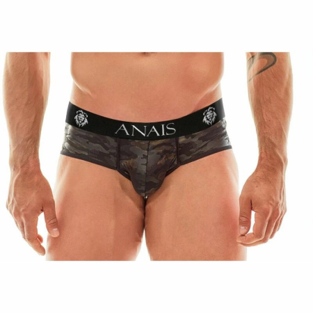 Anais Men ELECTRO Brief M - Sporty Microfiber Underwear with Military Print
