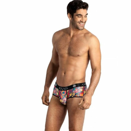 Anais Men Comics Brief L - Sporty Comfort, Fun Print, High-Quality Fabric