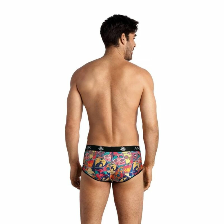 Anais Men Comics Brief L - Sporty Comfort, Fun Print, High-Quality Fabric