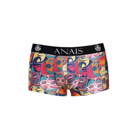 ANAIS MEN Comics Boxer Shorts S - Sporty Fit, Colorful Print, Comfort Material