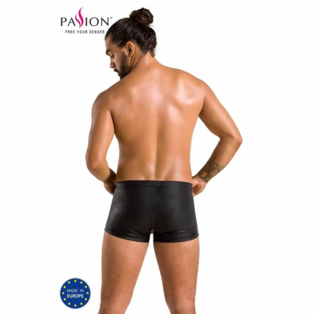 Passion Patrick Black Shorts S/M - Stylish Polyurethane Blend, EU Quality