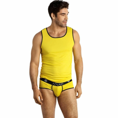 Anais Men TOKIO Top XL Yellow - Sleeveless Classic Fit