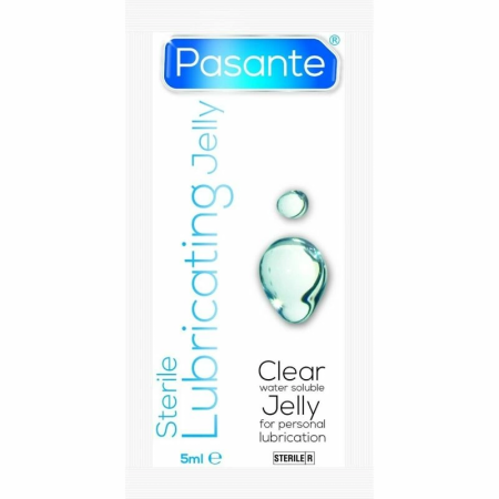 Pasante Sterile Lubricating Jelly 5ml Sachet · Water-Based · Odorless