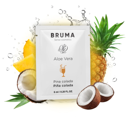 BRUMA Aloe Vera Water-Based Sliding Gel 6ml Pina Colada Scented