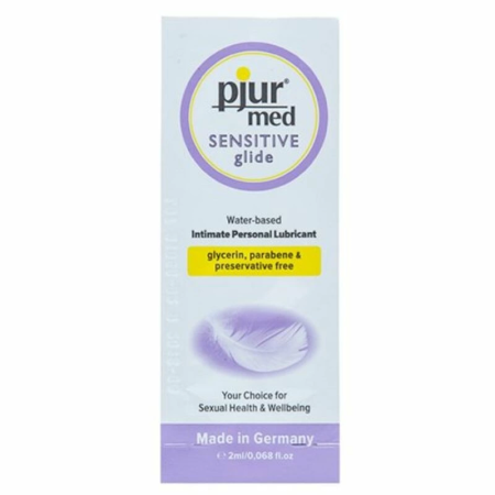 Pjur Med Sensitive Glide Water-Based Lubricant 2 ml - Gentle Formula