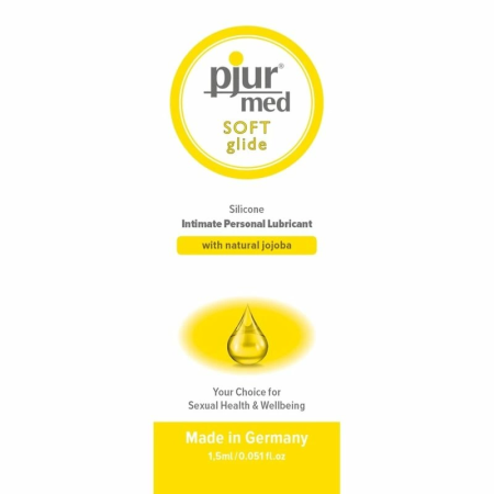 Pjur Med Soft Glide Silicone Lubricant 1.5 ml with Jojoba Oil