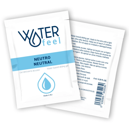 Waterfeel Neutral Water-Based Lubricating Gel 6 ml - Gentle & Odorless Formula