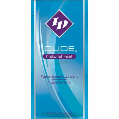 ID Glide Water-Based Lubricant 7.5 ml - Ultra-Smooth Formula, Mini Pack