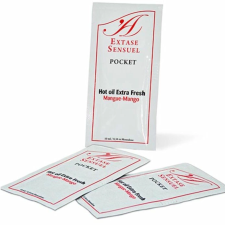 Extase Sensual Mango Stimulating Oil 10ml - Dual Hot-Cold Effect